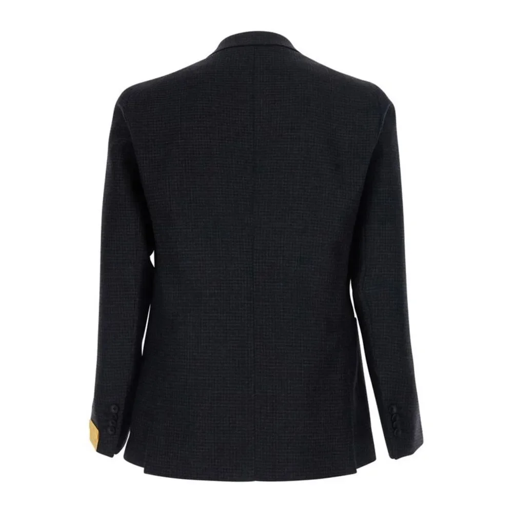Tagliatore Men Single-Breasted Jacket With Peak Revers In Gray